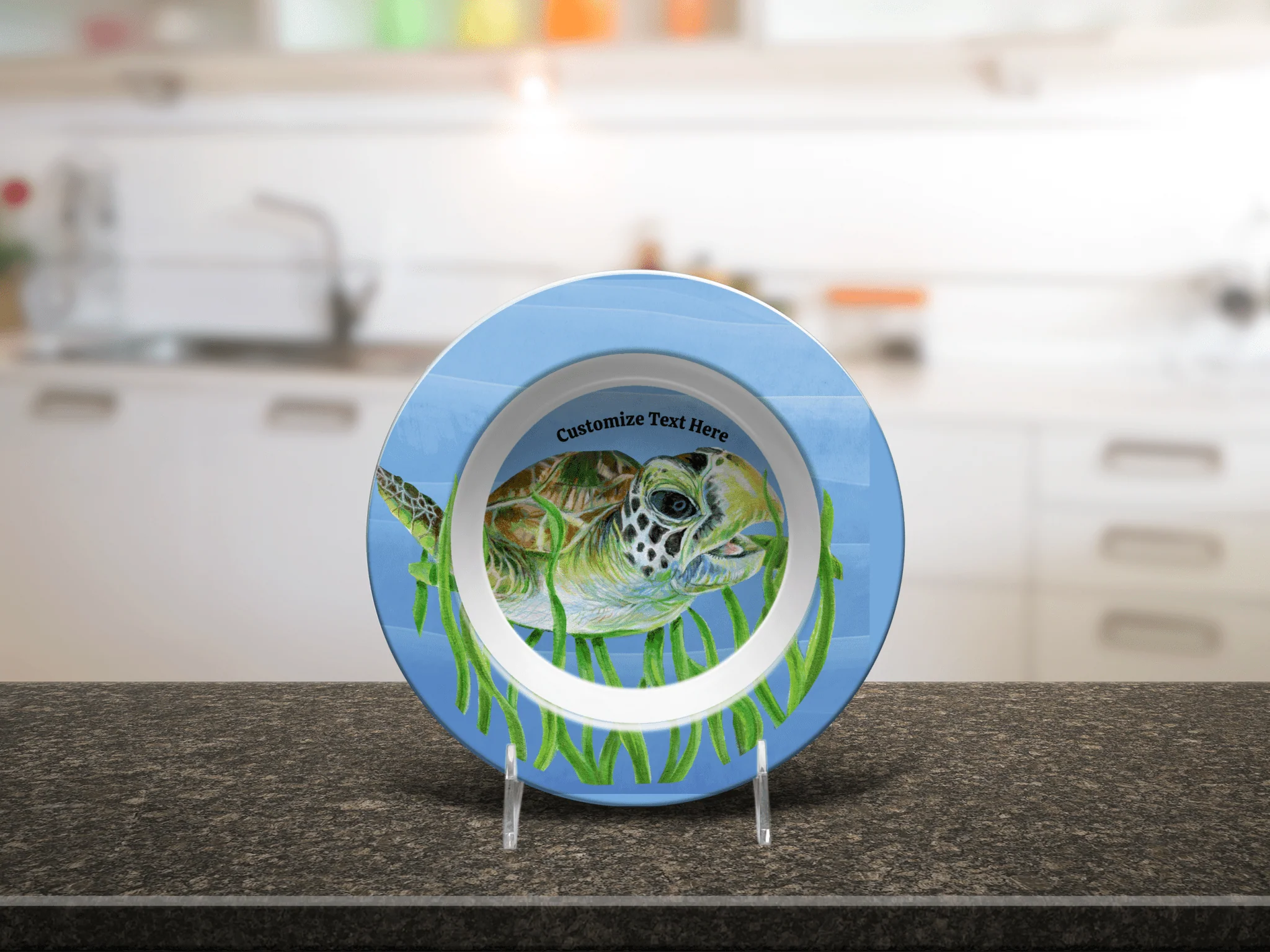 Sea Turtle Plate & Bowl - Image 2
