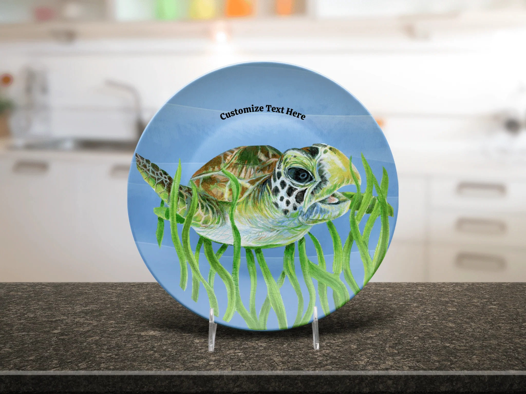 Sea Turtle Plate & Bowl - Image 3