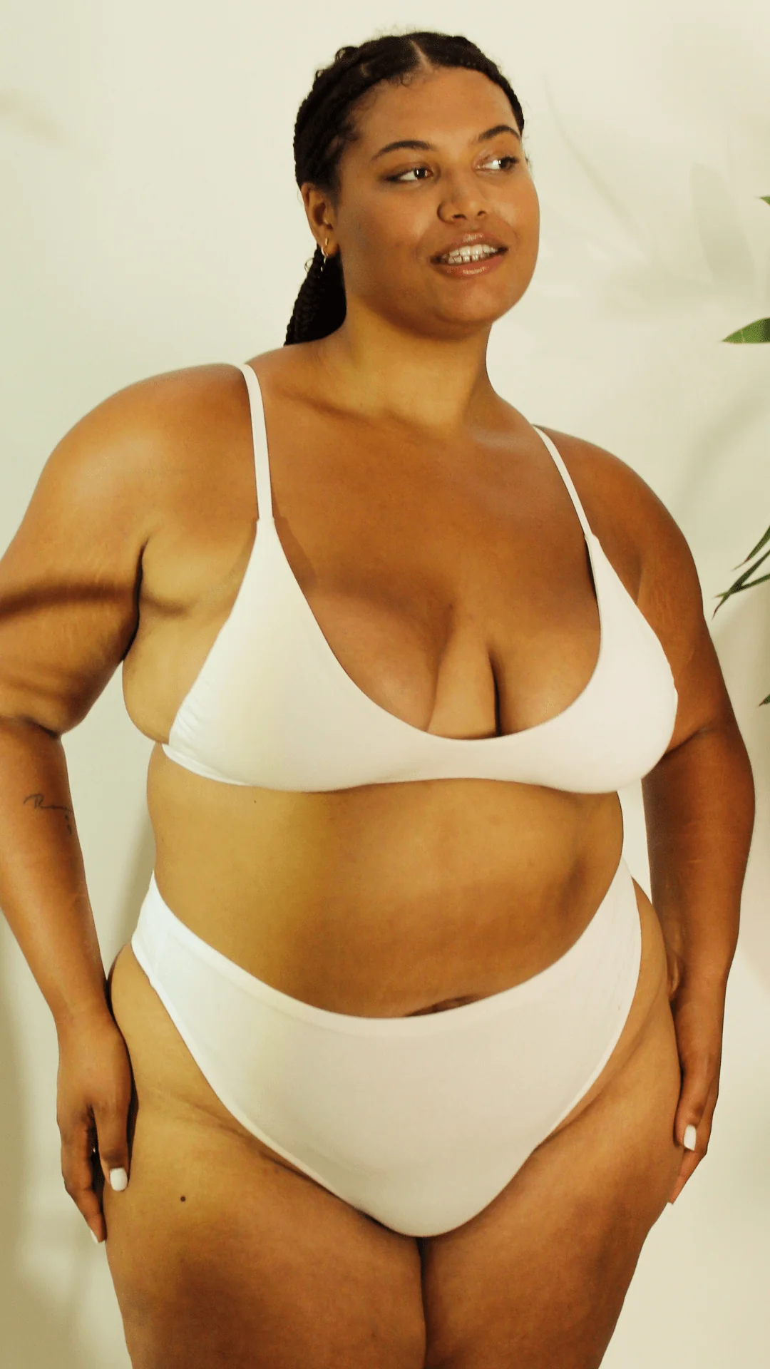 Shanta Bikini Bra & Brief Set - Neem Leaf Blend