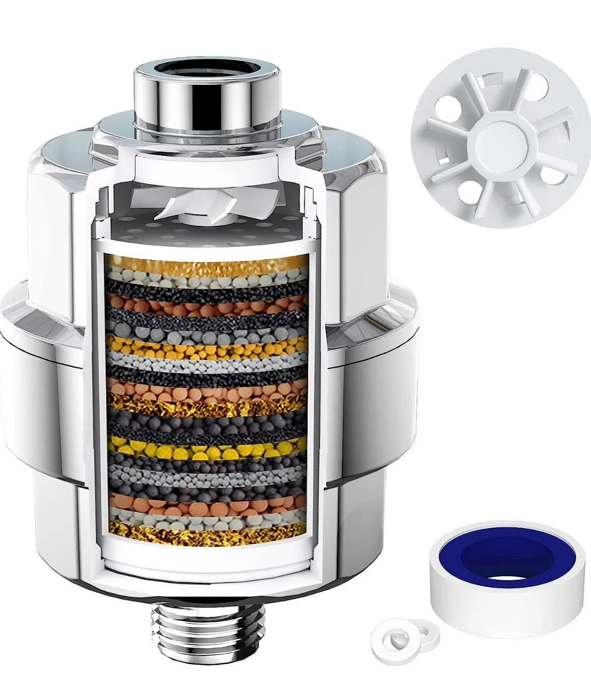 Shower Head Filter for Hard Water - Image 9