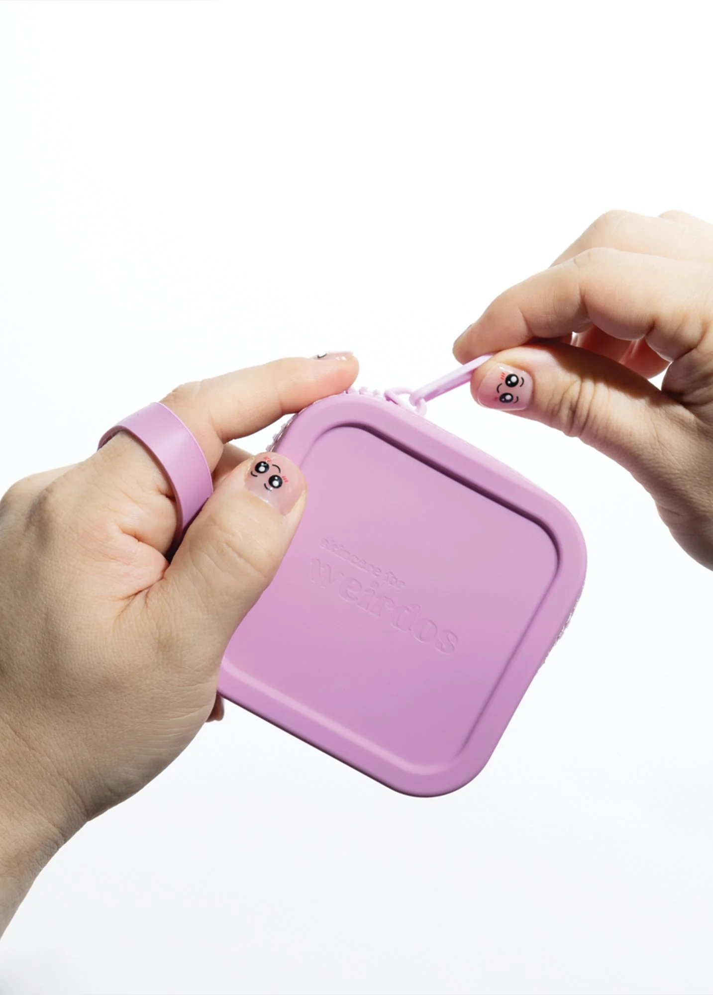 silicone zip logo pouch - Image 3