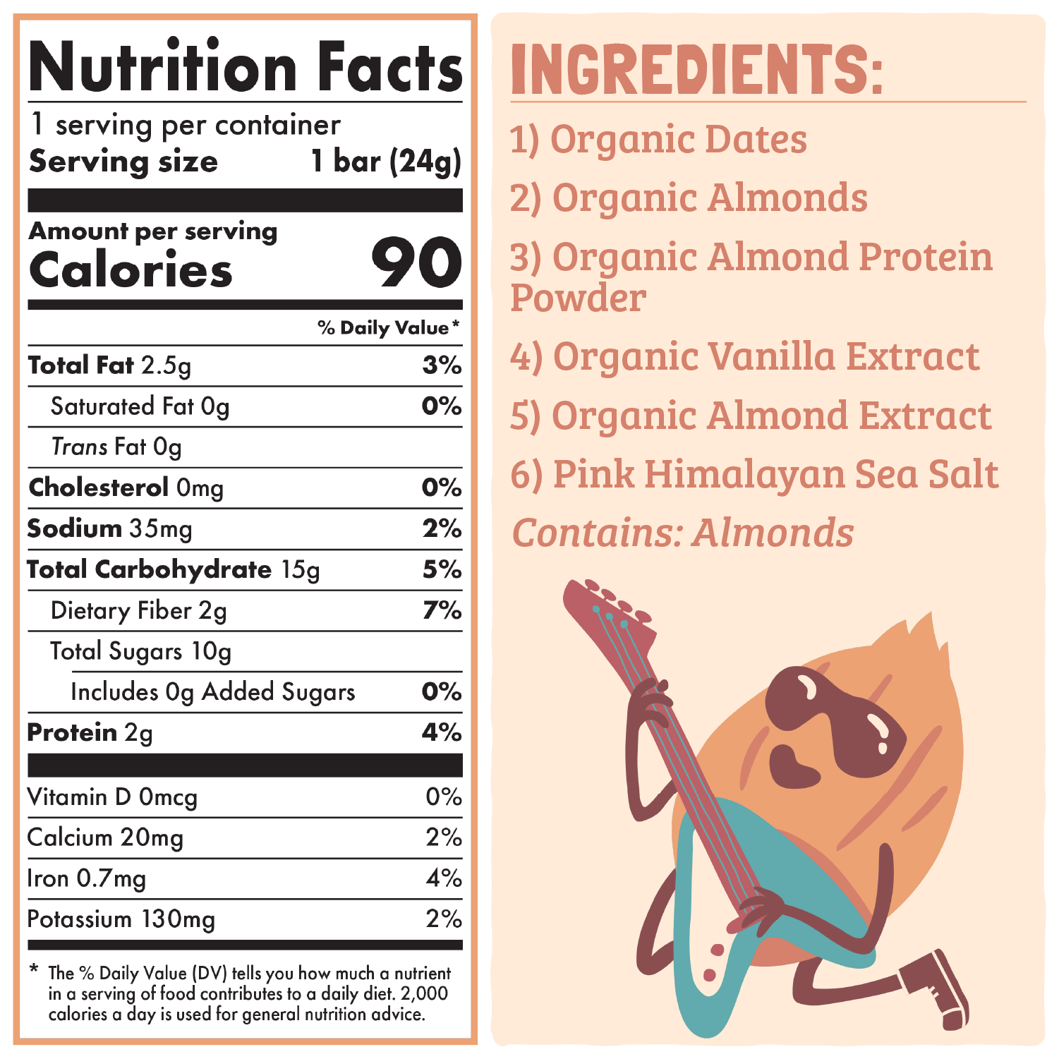 Skout Organic Almond Cookie Kids Bar - Image 2