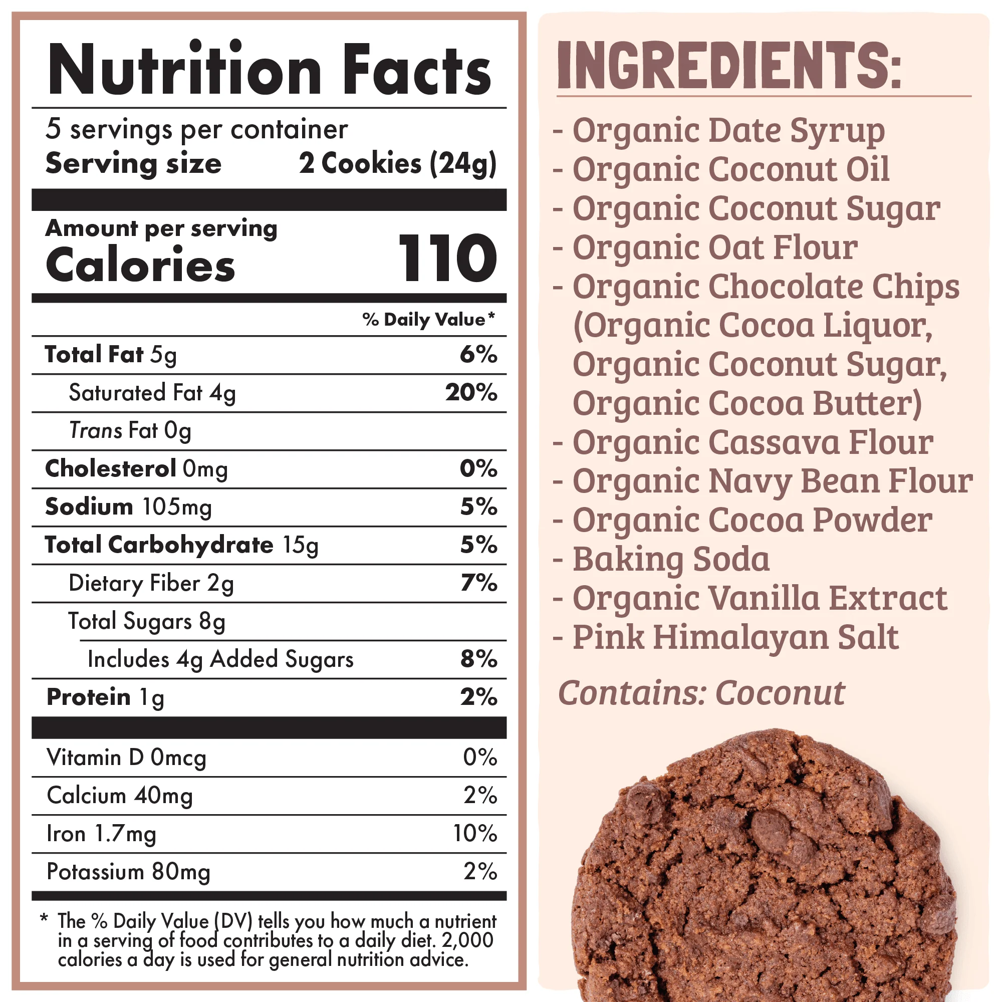 Skout Organic Double Chocolate Soft Baked Cookies - Image 3