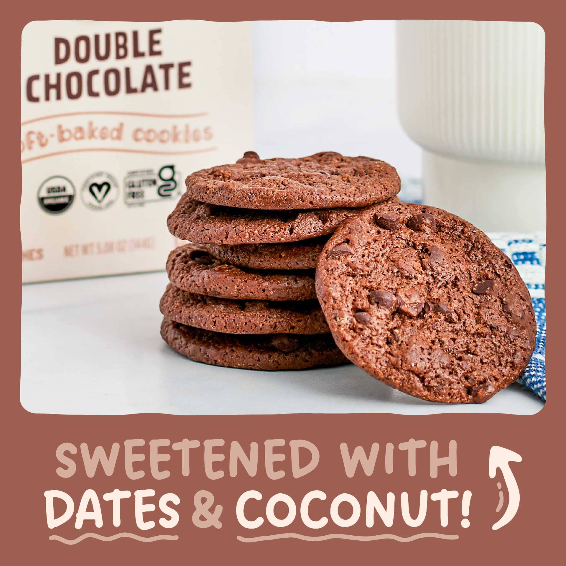 Skout Organic Double Chocolate Soft Baked Cookies - Image 5