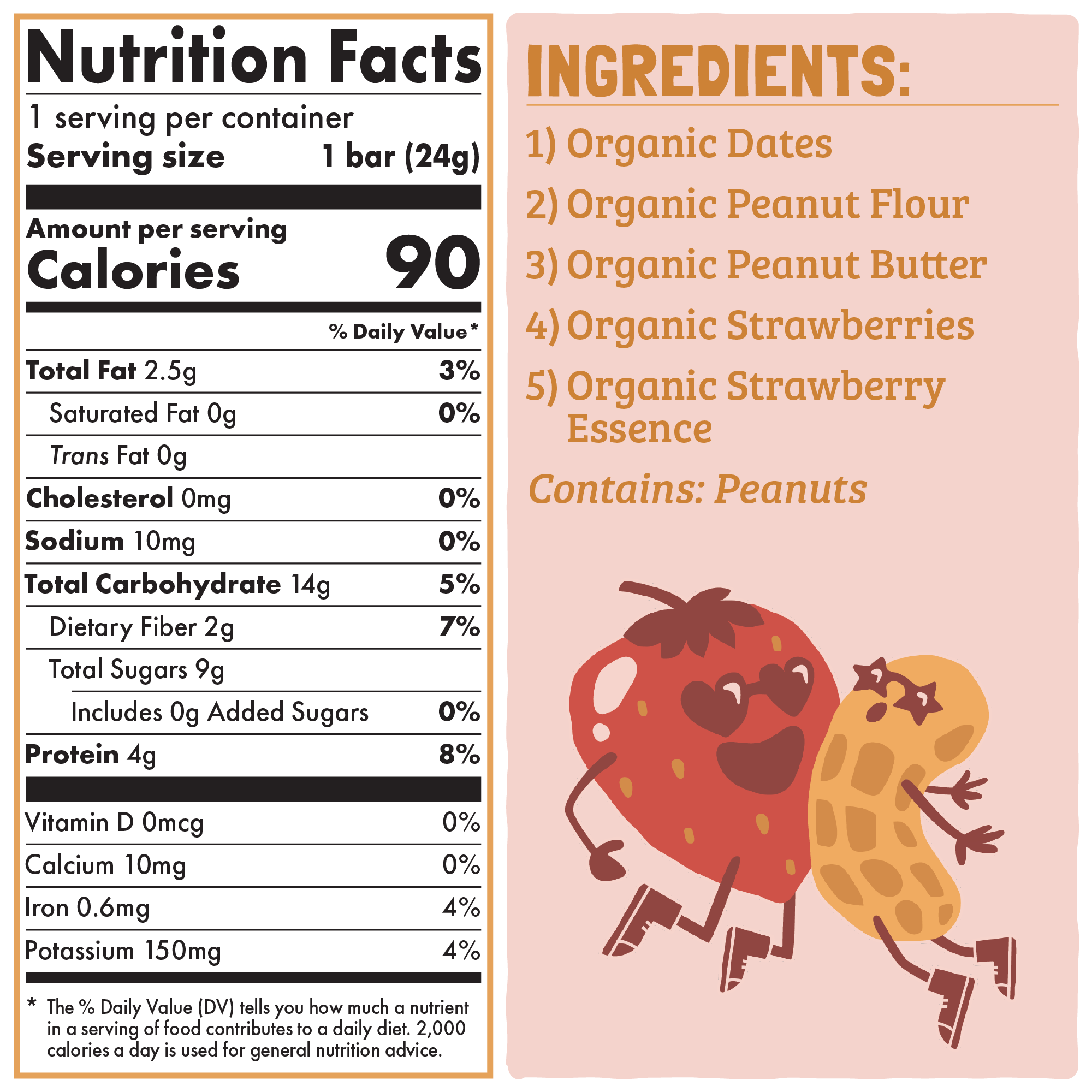 Skout Organic Peanut Butter & Jelly Kids Bar - Image 2