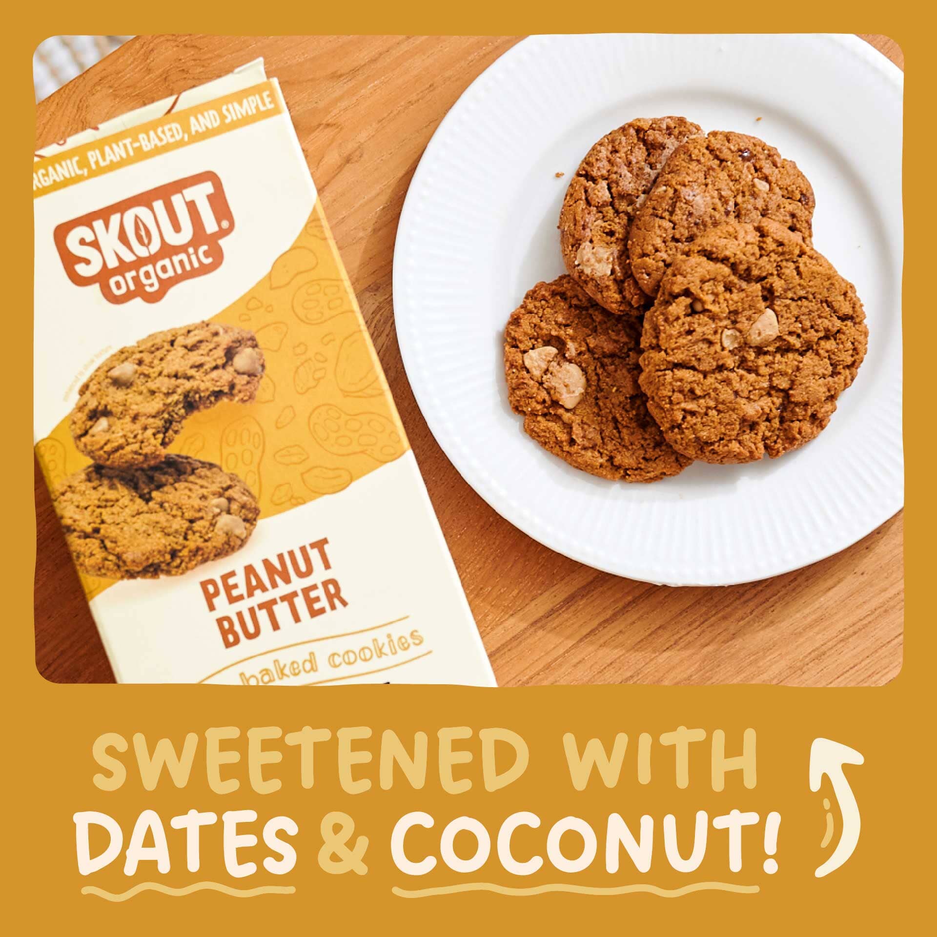 Skout Organic Peanut Butter Soft Baked Cookies - Image 5