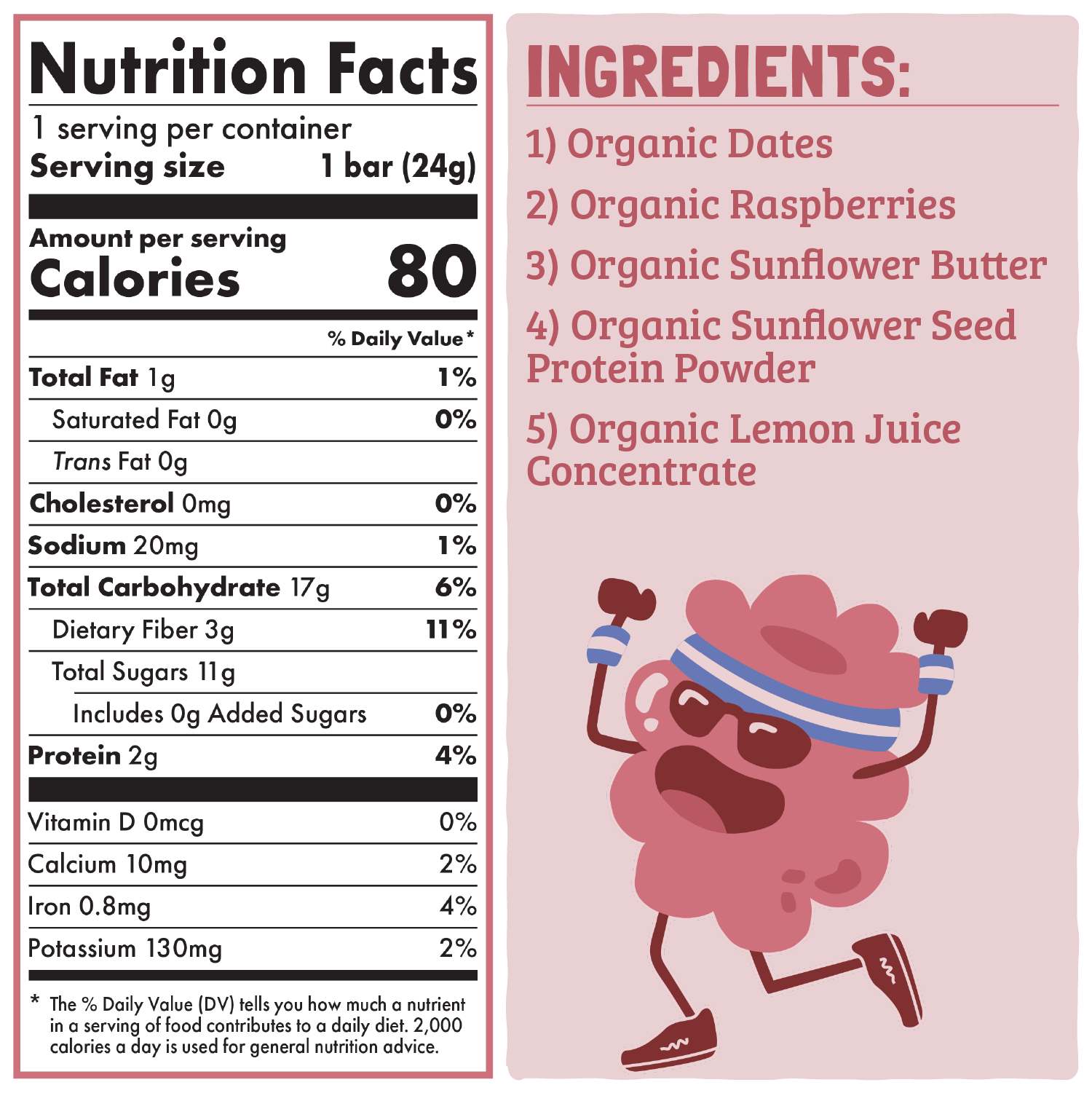 Skout Organic Raspberry Rush Kids Bar - Image 2