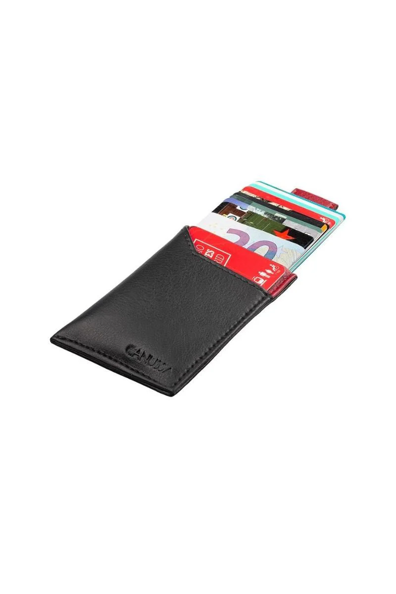 Slim card holder - Black/Red - Image 2