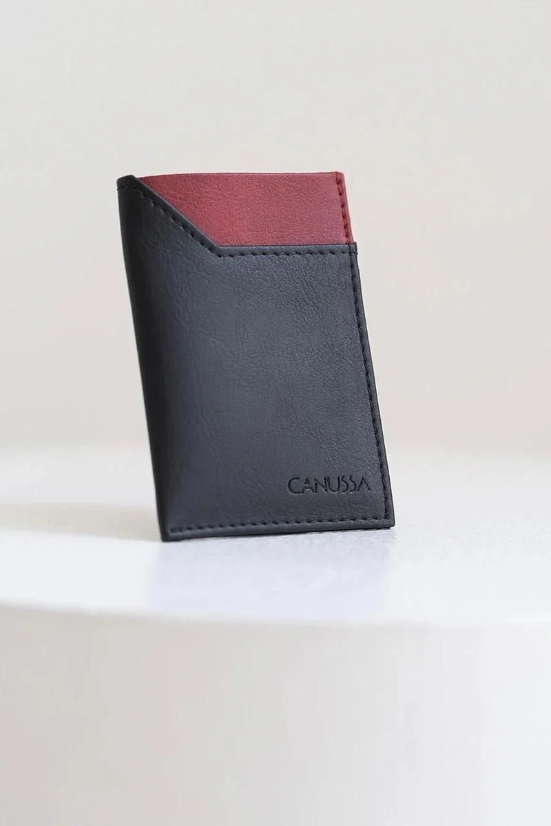 Slim card holder - Black/Red - Image 3
