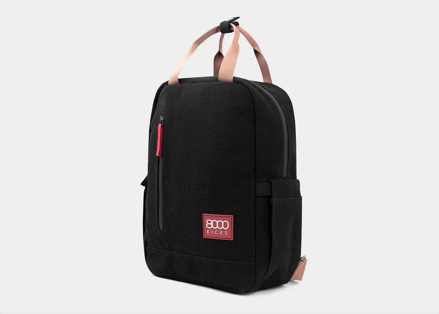 Small Hemp Backpack in Black - Image 2