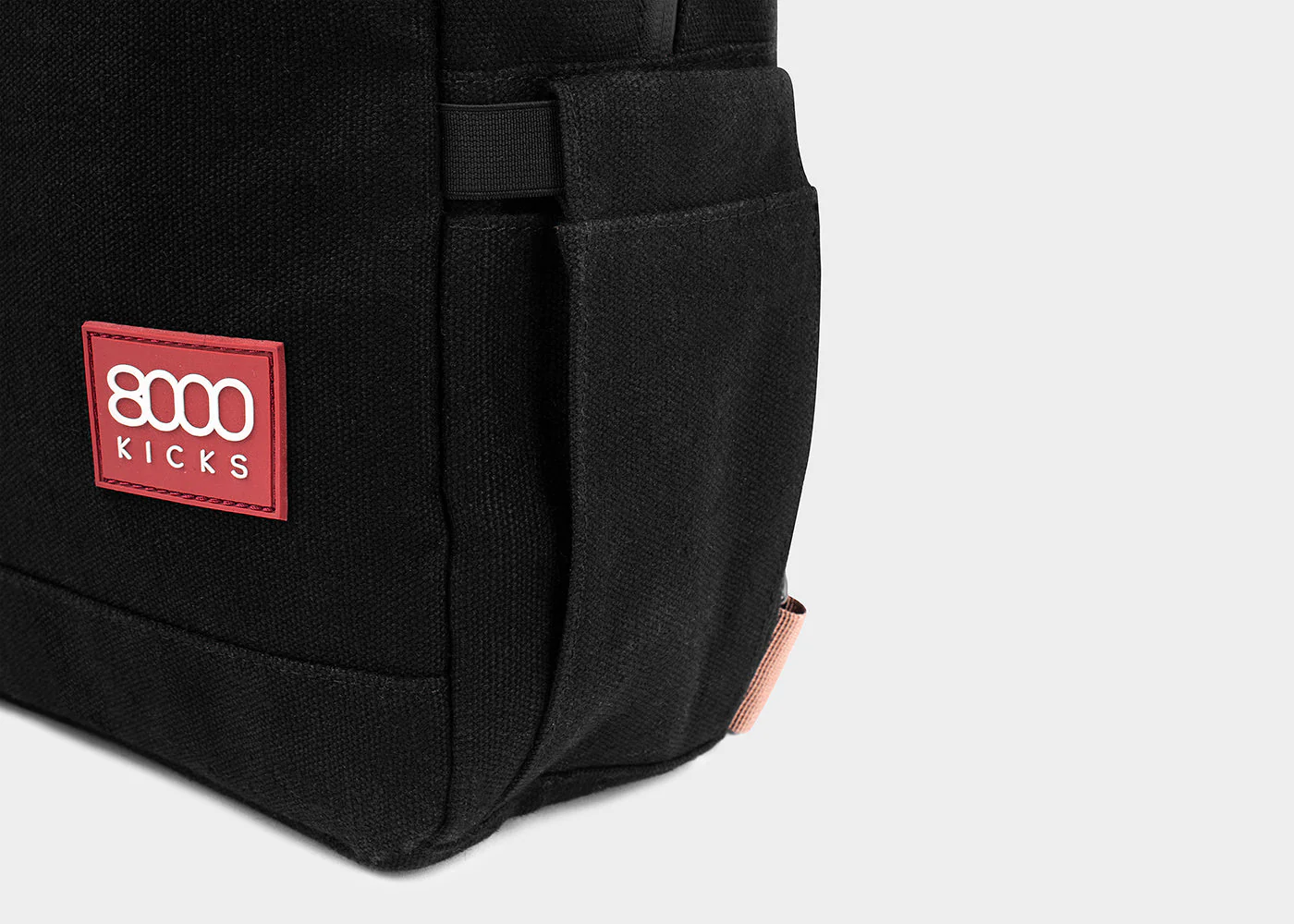 Small Hemp Backpack in Black - Image 3
