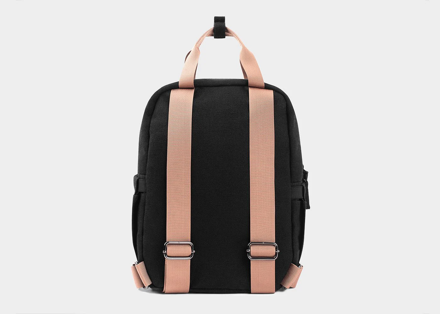 Small Hemp Backpack in Black - Image 4