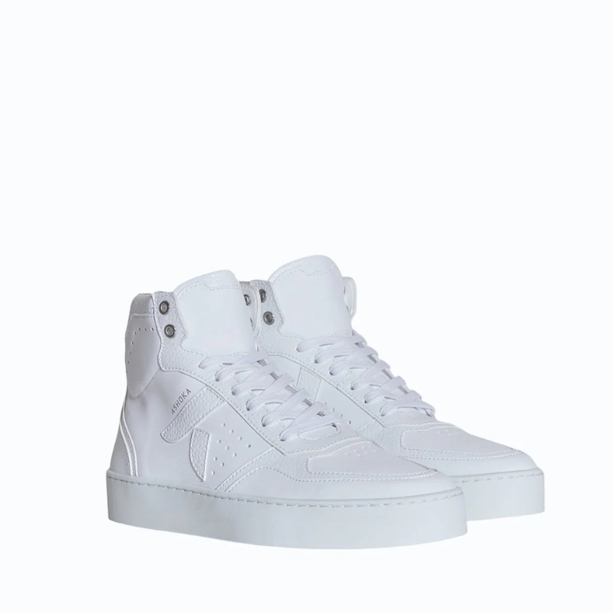 Matéo High-Top Biosourced & Recycled Sneaker – White - Image 2