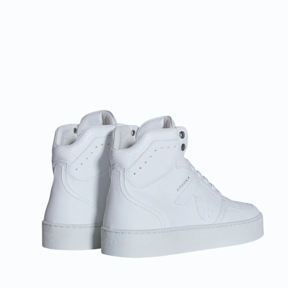 Matéo High-Top Biosourced & Recycled Sneaker – White - Image 3