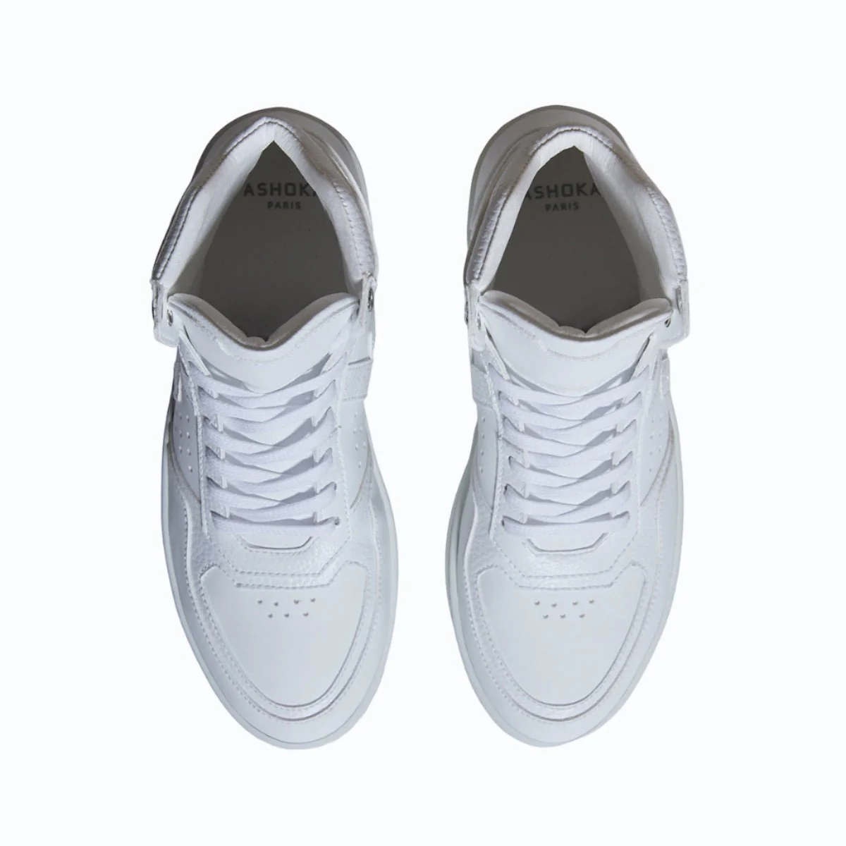 Matéo High-Top Biosourced & Recycled Sneaker – White - Image 4