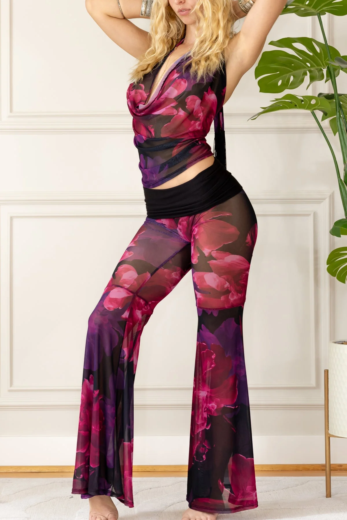 SOPHIE BELLS - NOCTURNAL BLOSSOM MESH - Image 6