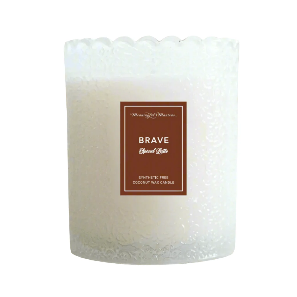 Spiced Latte Natural Candle 8oz Kaia Collection - Image 2