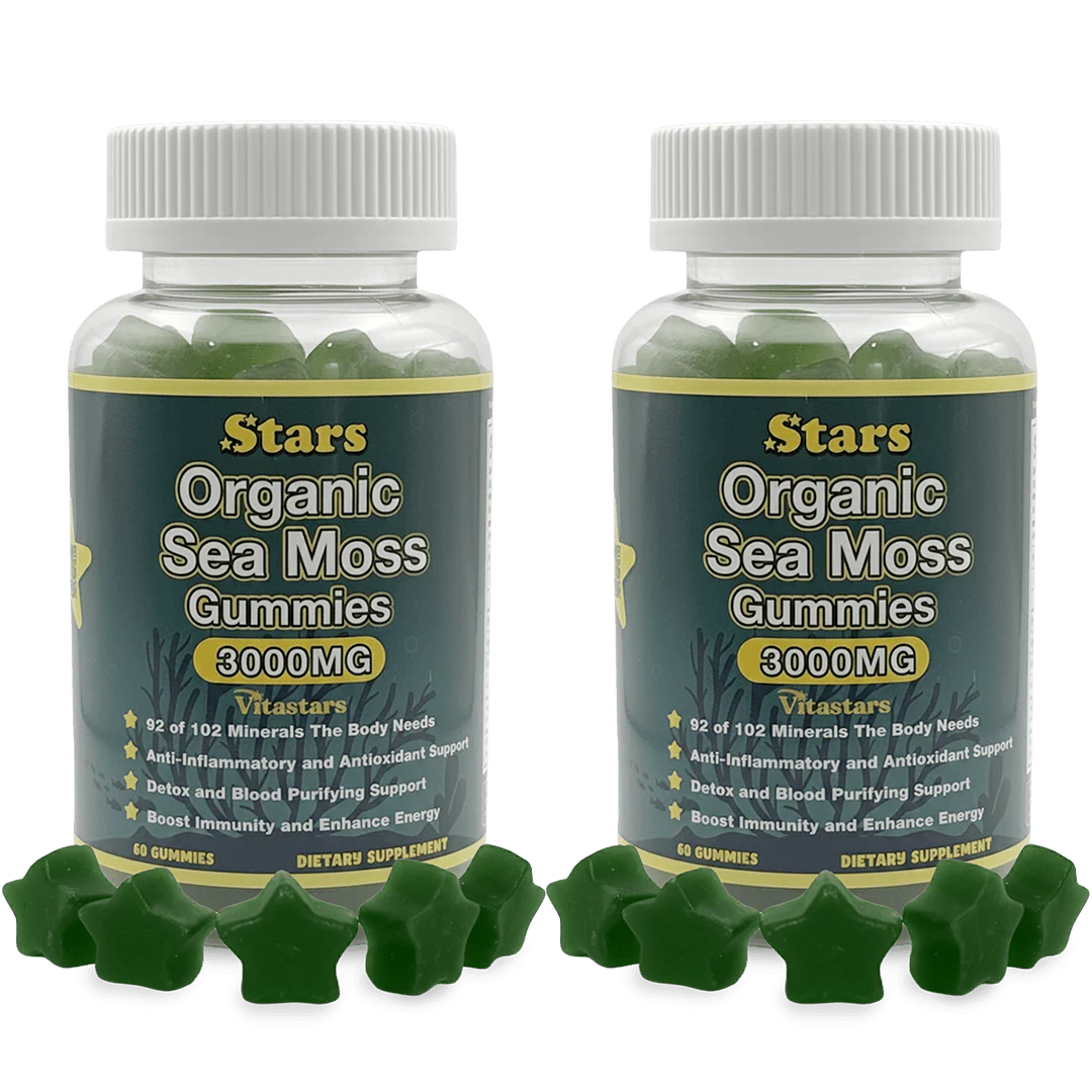 Stars Organic Sea Moss Gummies + Bladderwrack Burdock Root & Apple Cider Vinegar - Image 8