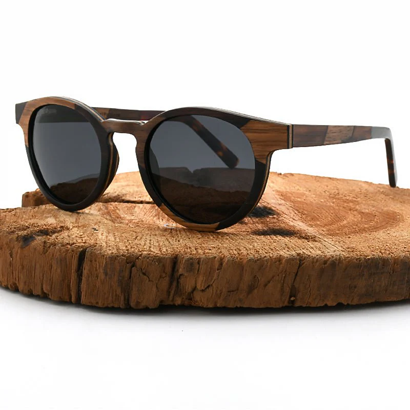 Stinson - Unisex Wooden Sunglasses - Image 37