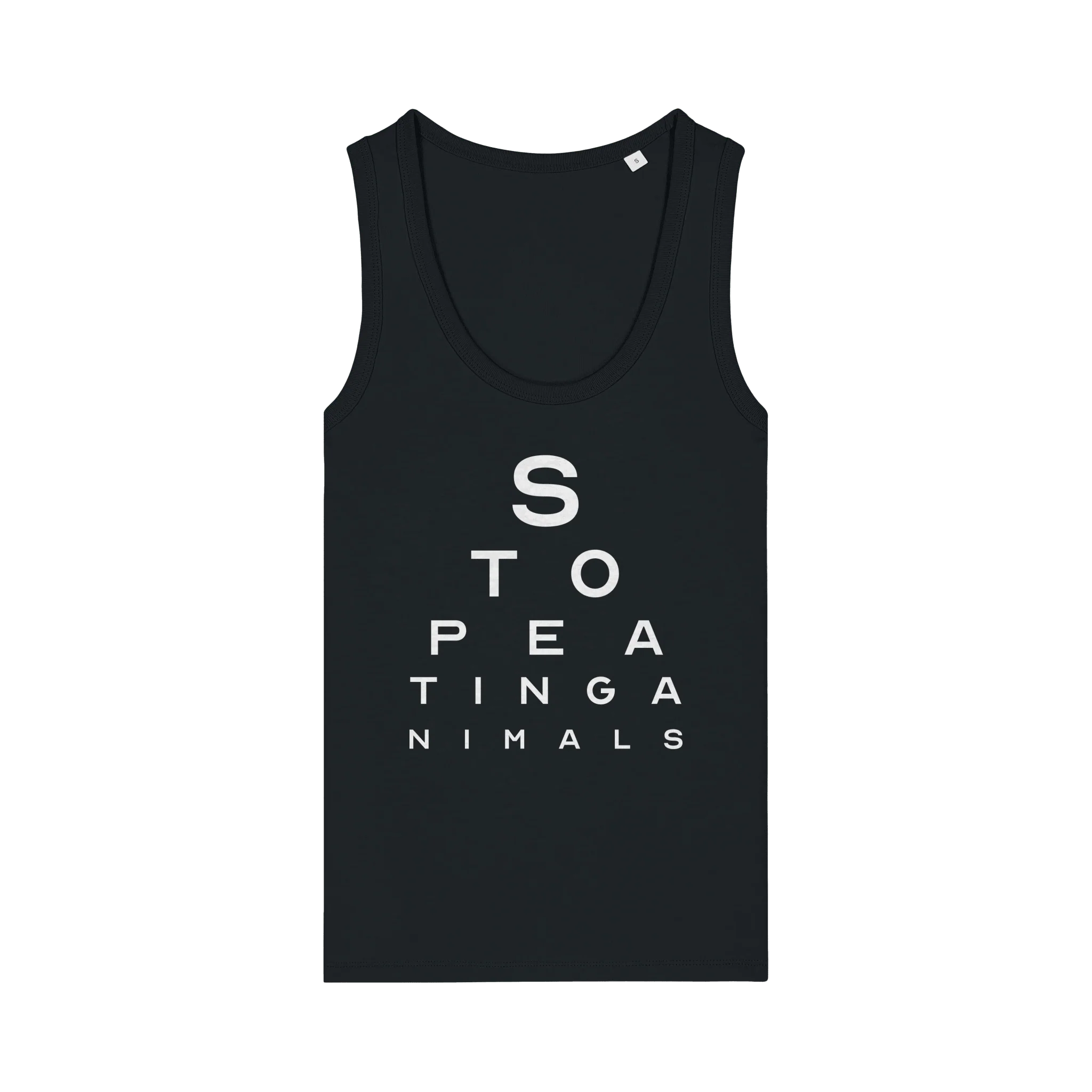 Stop Eating Animals Eye Exam Women's Tank Top