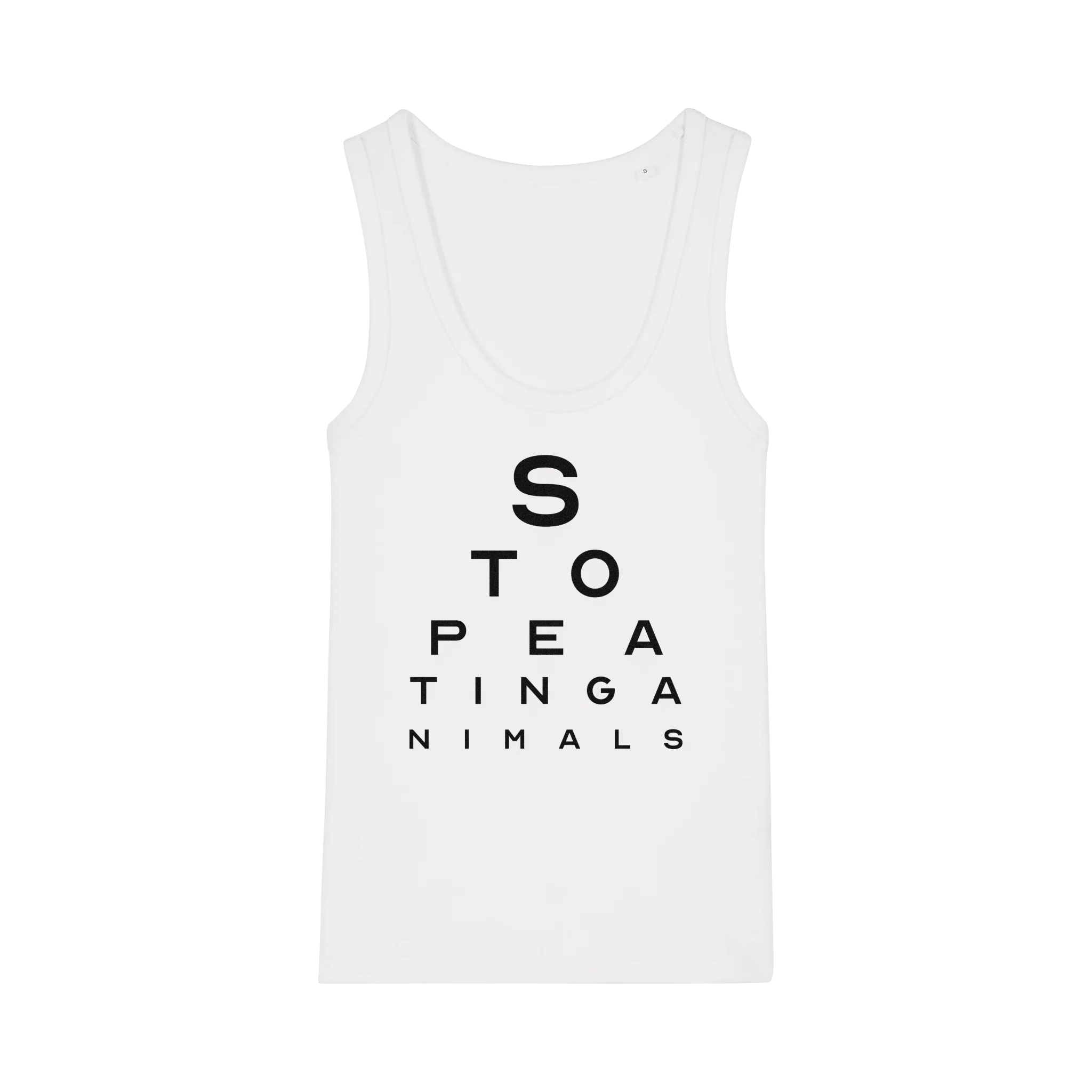 Stop Eating Animals Eye Exam Women's Tank Top - Image 2