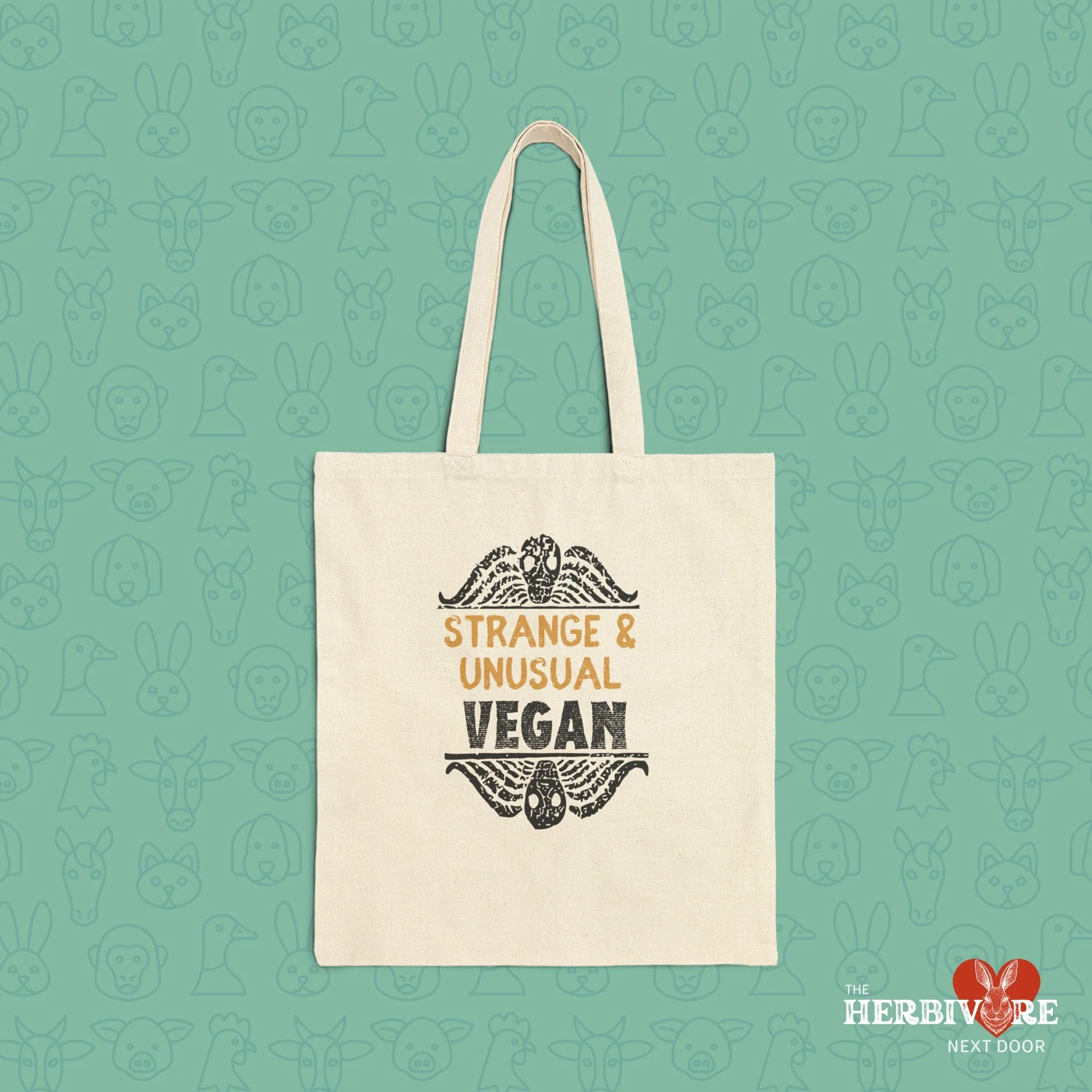 Strange & Unusual -  Cotton Canvas Tote Bag - Image 2