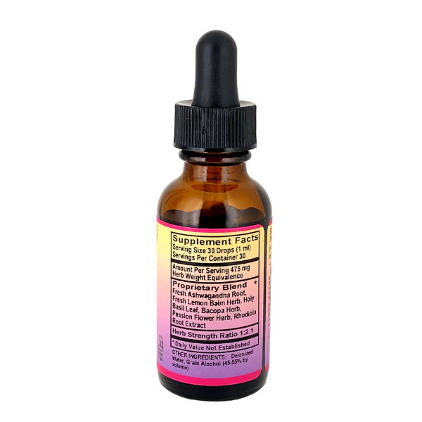 Stress Ease Tincture | Balance + Calm 1 oz - Image 3