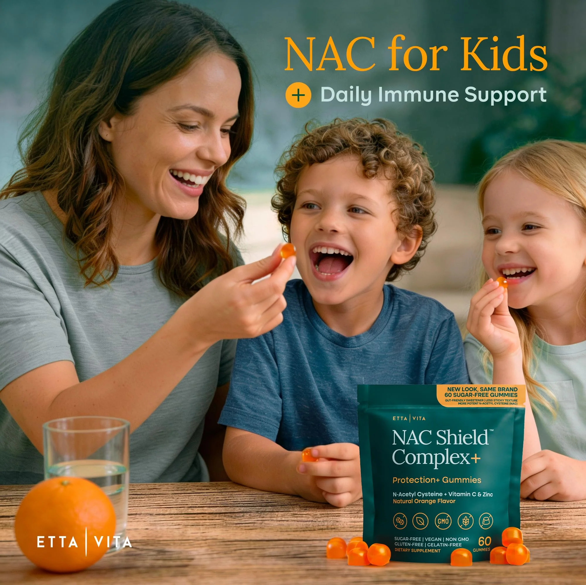Sugar-Free Gummies - NAC Shield (Immune Support Complex) N-Acetyl Cysteine, Vitamin C & Zinc - Image 7