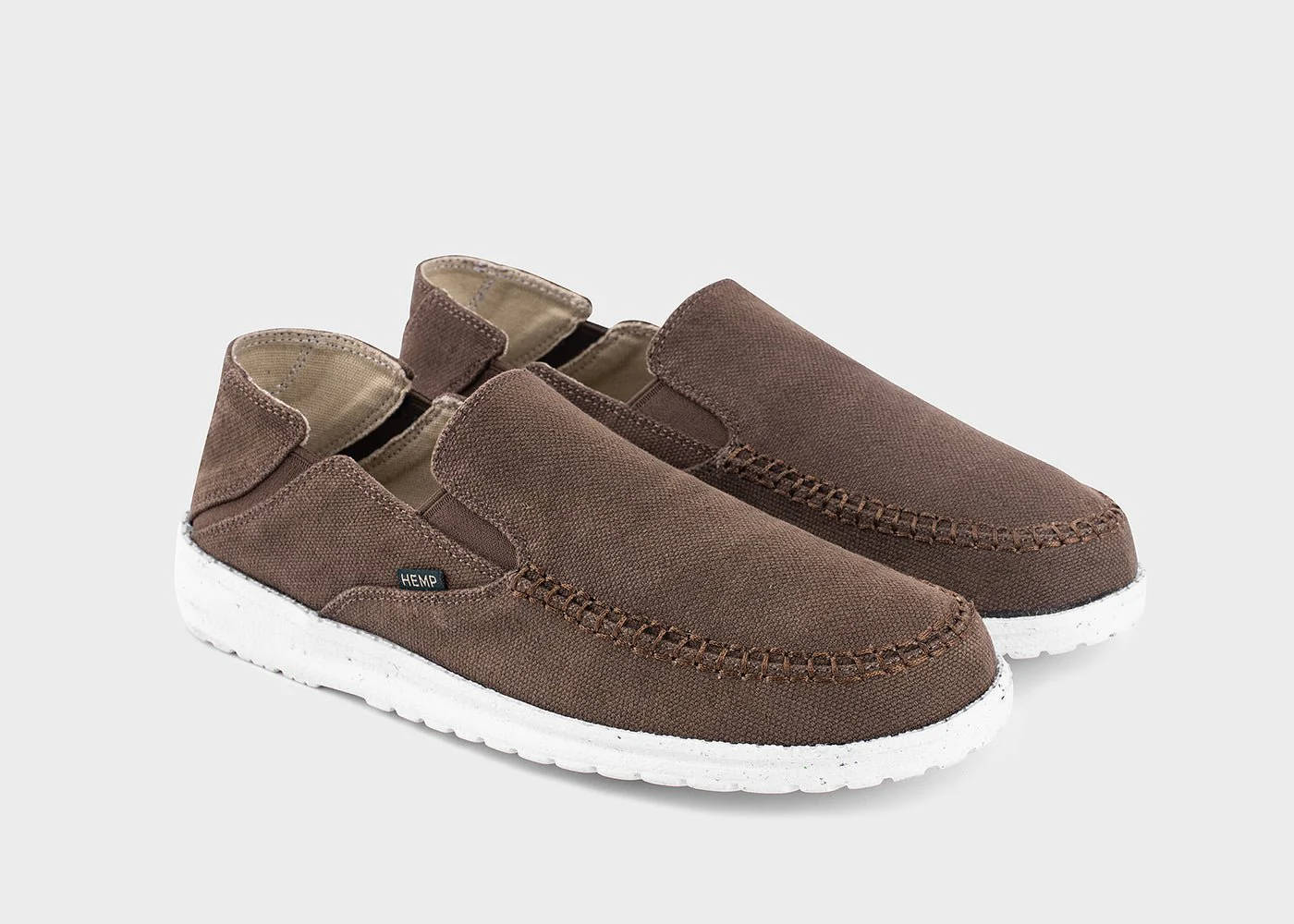 SunSlide Hemp Slip-on for Men in Dark Brown - Image 4