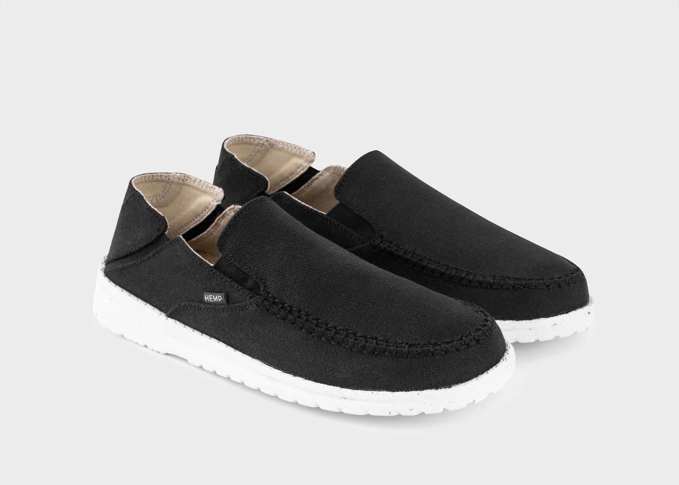 SunSlide Hemp Slip-on for Women in Black - Image 2