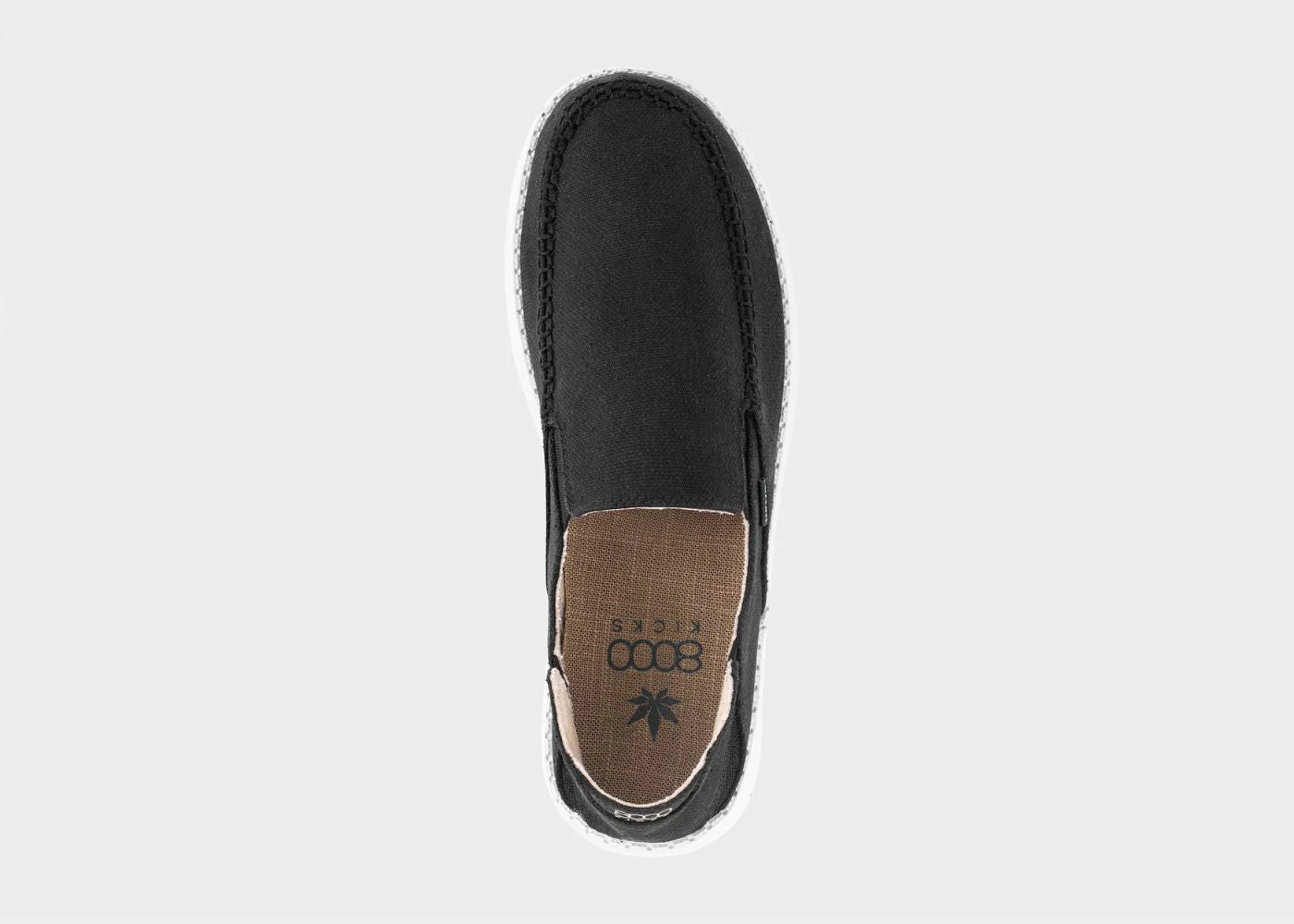SunSlide Hemp Slip-on for Women in Black - Image 3