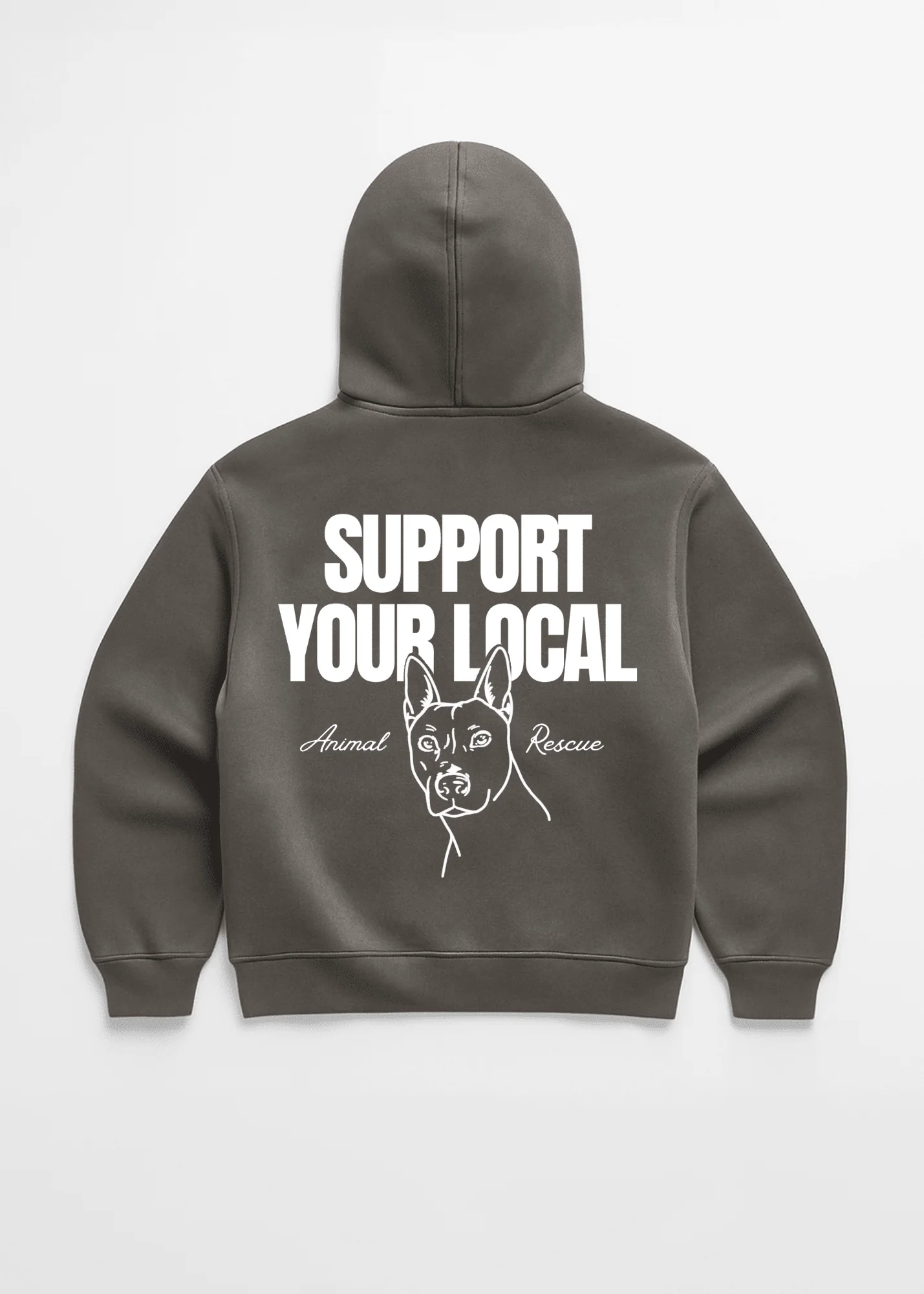 SUPPORT YOUR LOCAL ANIMAL RESCUE HOODIE - Image 2