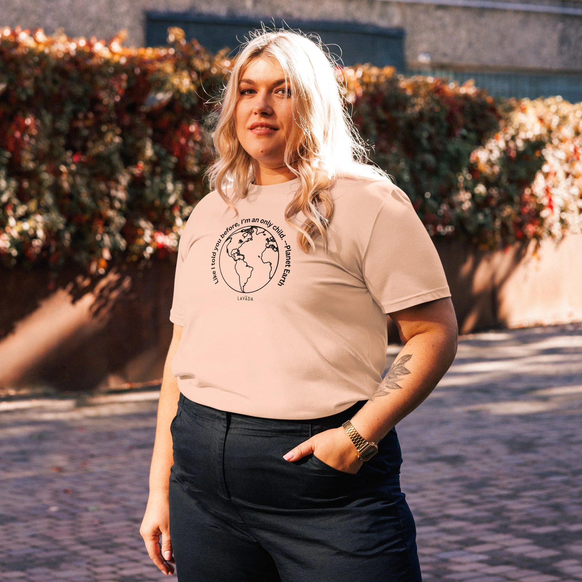 Sustainable T shirt, 100% Organic cotton, 'Planet Earth' Unisex - Image 17
