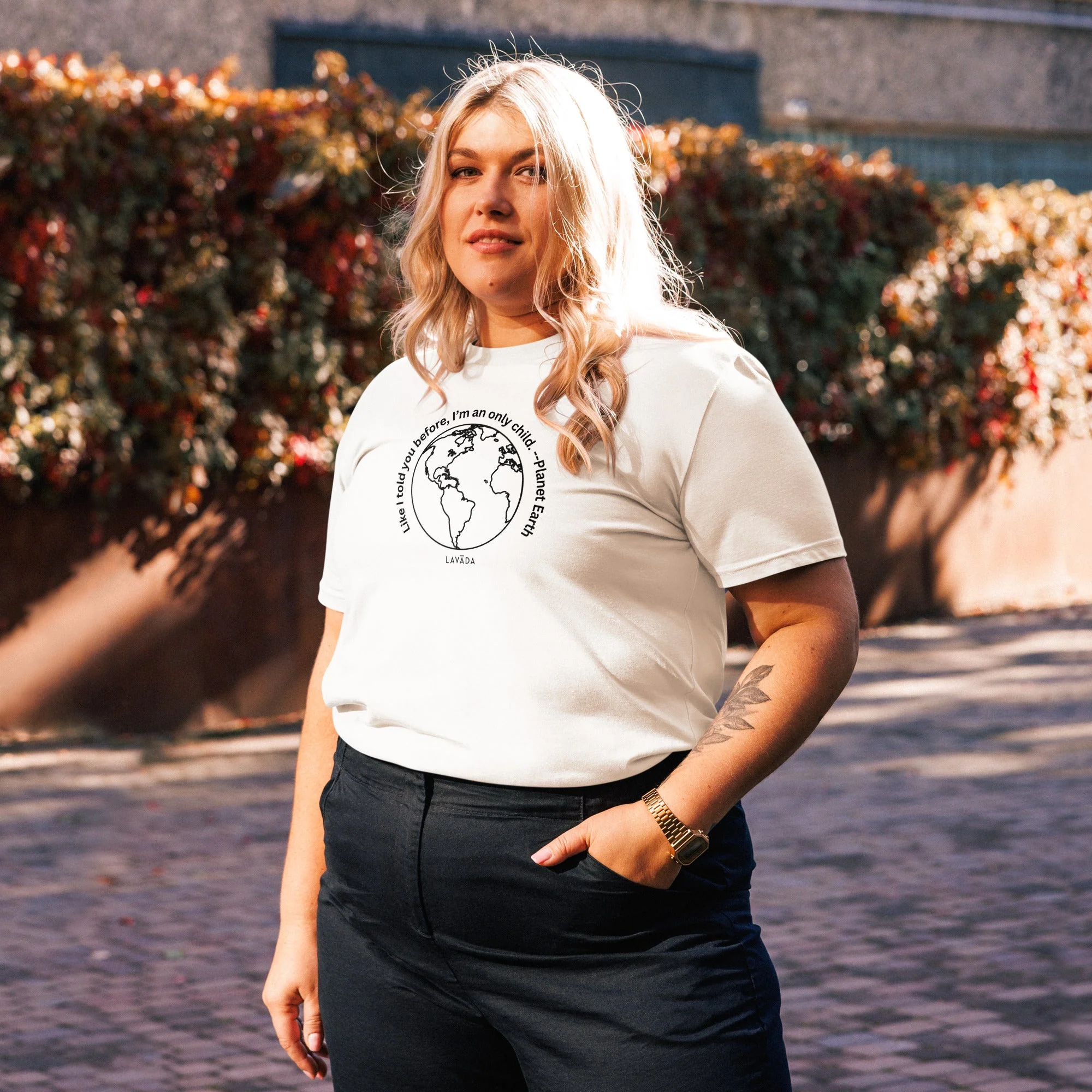 Sustainable T shirt, 100% Organic cotton, 'Planet Earth' Unisex - Image 18