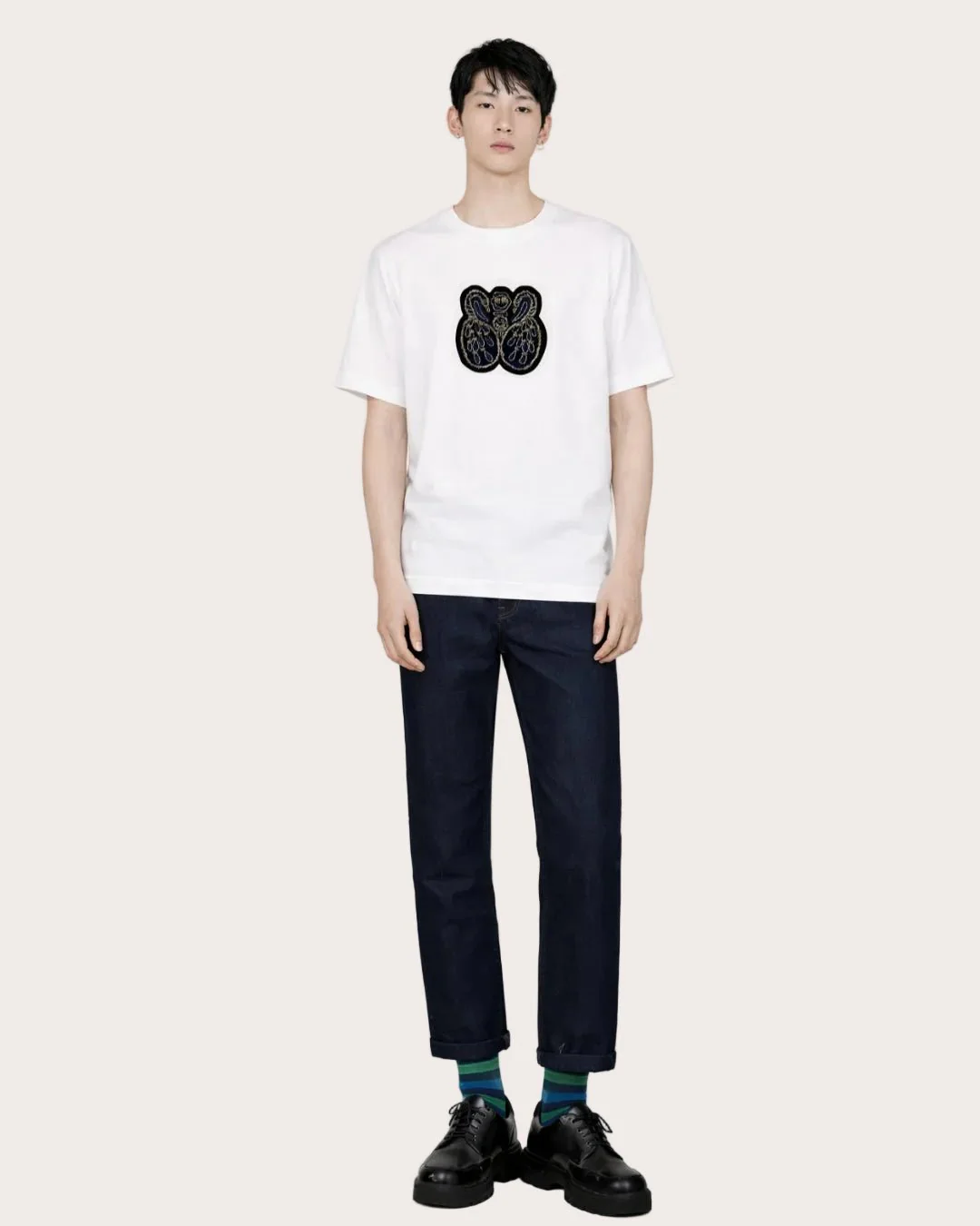 T-shirt Ocean Blanc