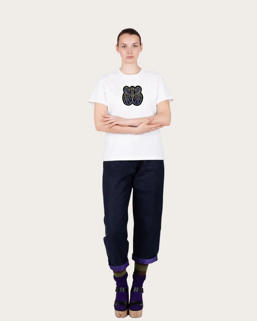 T-shirt Ocean Blanc - Image 2