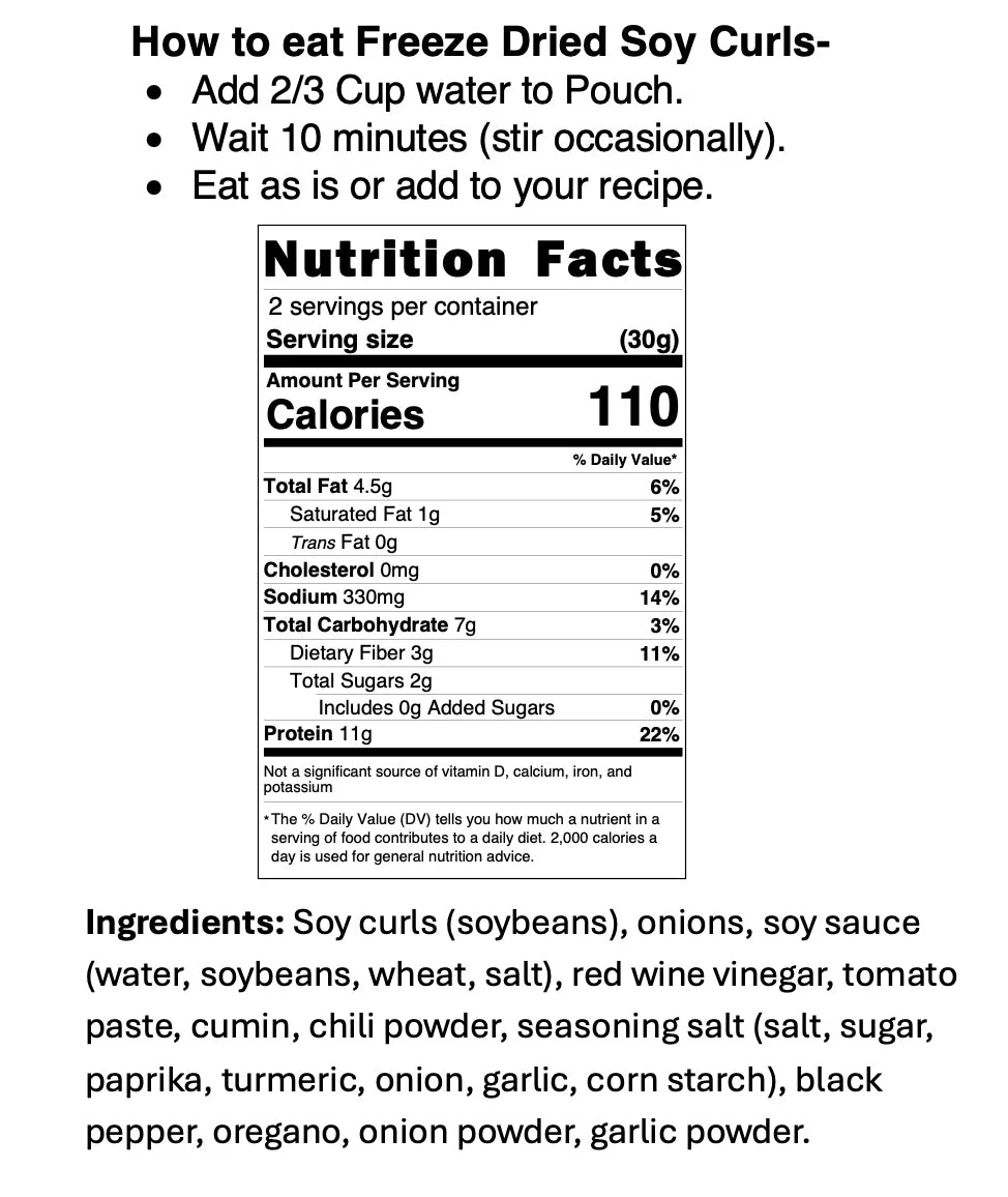 Taco Style Protein Strips- Go Bag (12 Servings) - Image 3