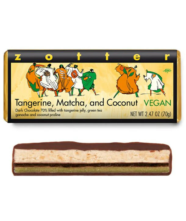 Tangerine, Matcha, and Coconut