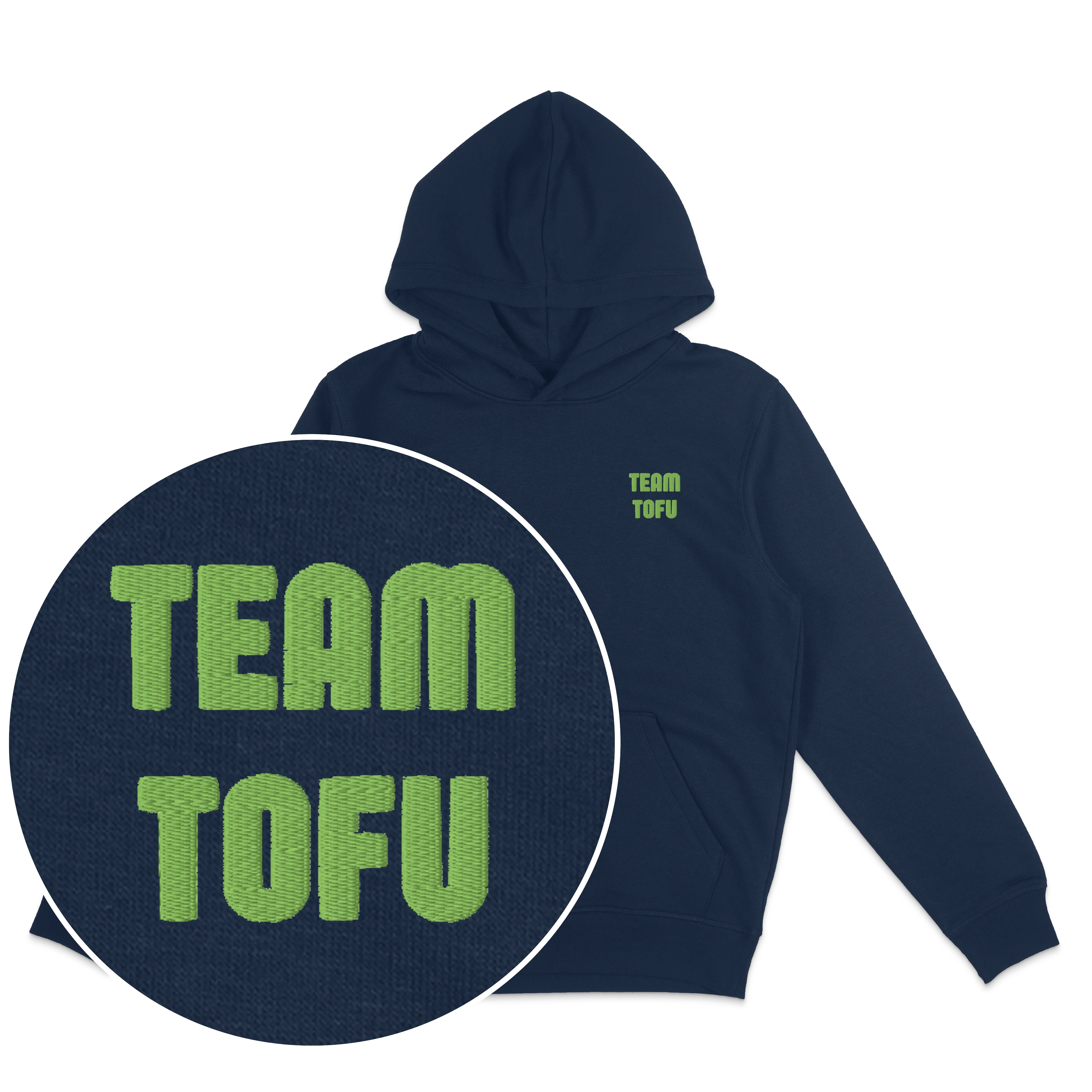 Team Tofu Hoodie (Embroidered) - Image 2