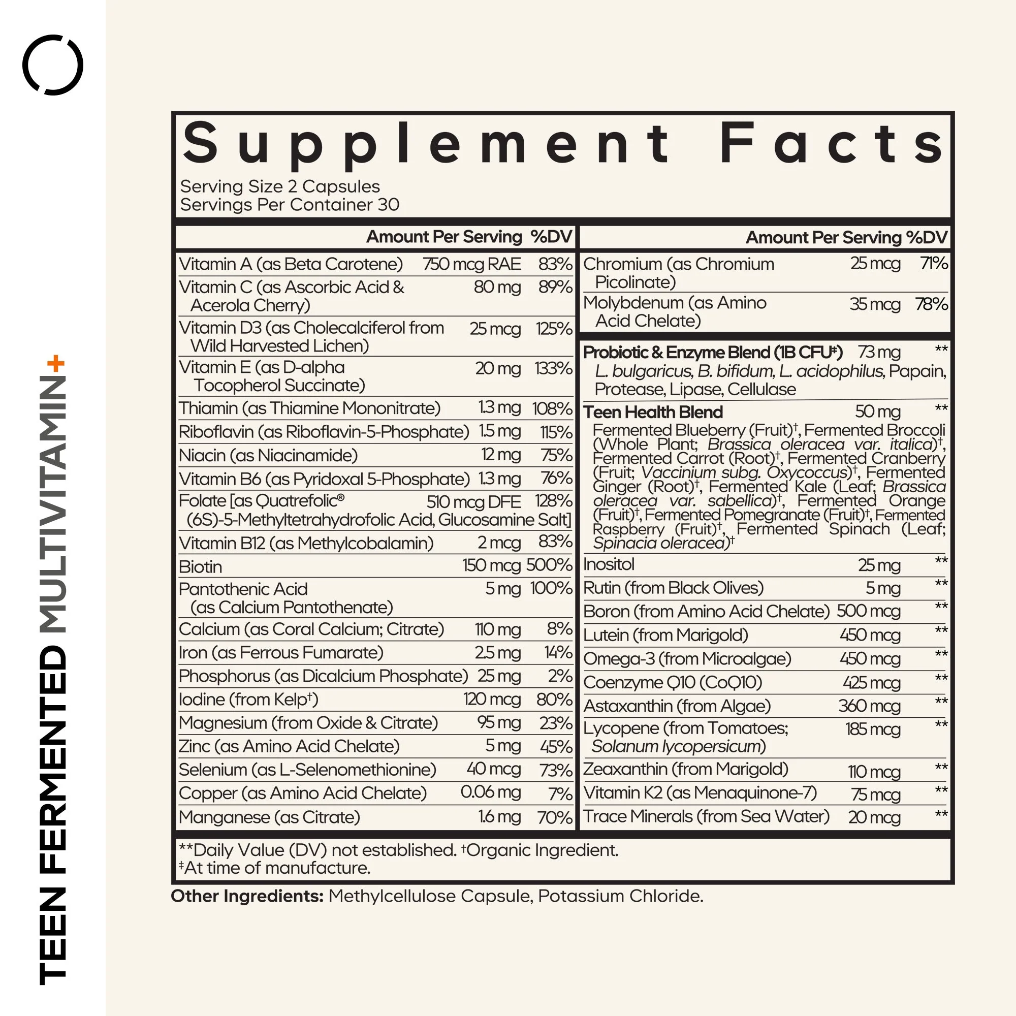 Teen’s Daily Multivitamin+ - Image 3