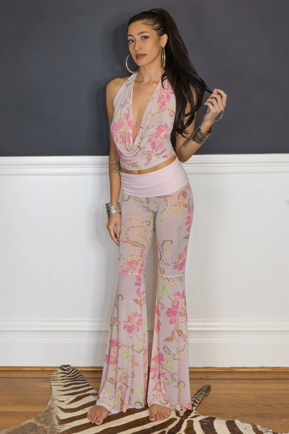 THE COWL TOP - PEONY MESH - Image 3