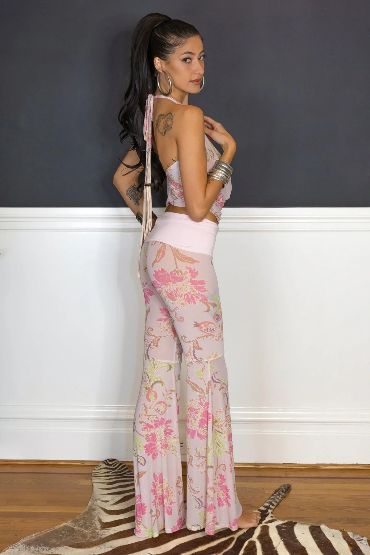 THE COWL TOP - PEONY MESH - Image 5