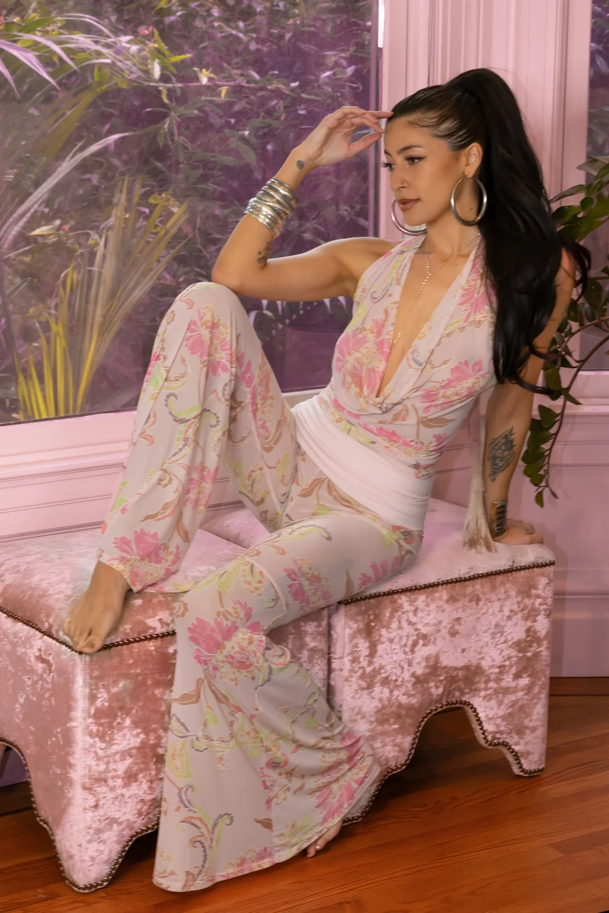 THE COWL TOP - PEONY MESH - Image 6