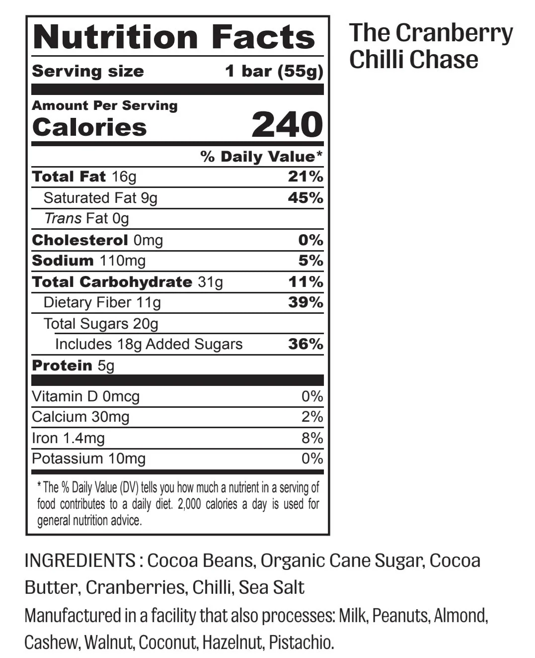 The Cranberry Chilli Chase - 64% Dark Cranberry Chilli Chocolate - Image 7