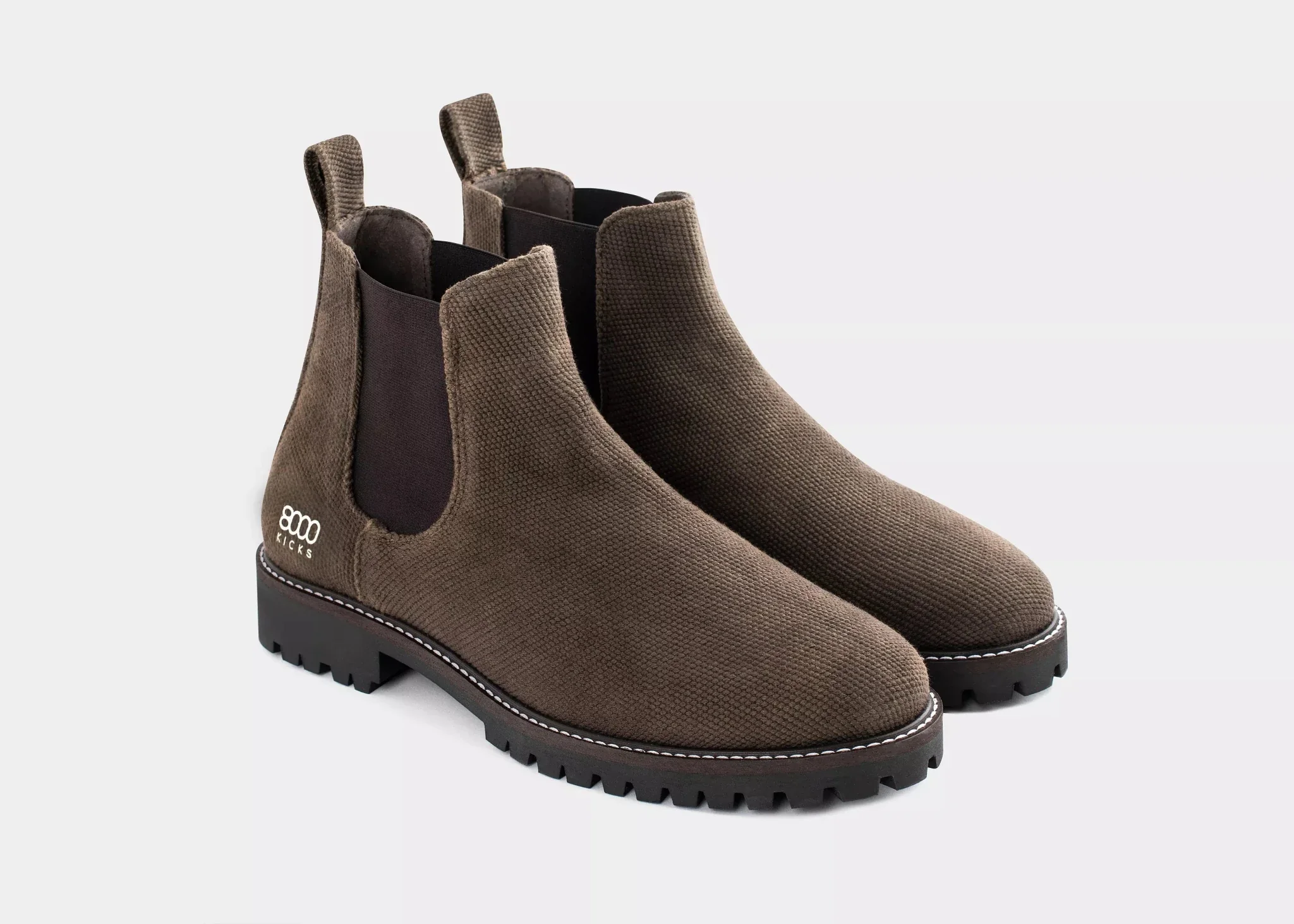 The Crossover Hemp Chelsea for Men in Dark Brown - Image 2