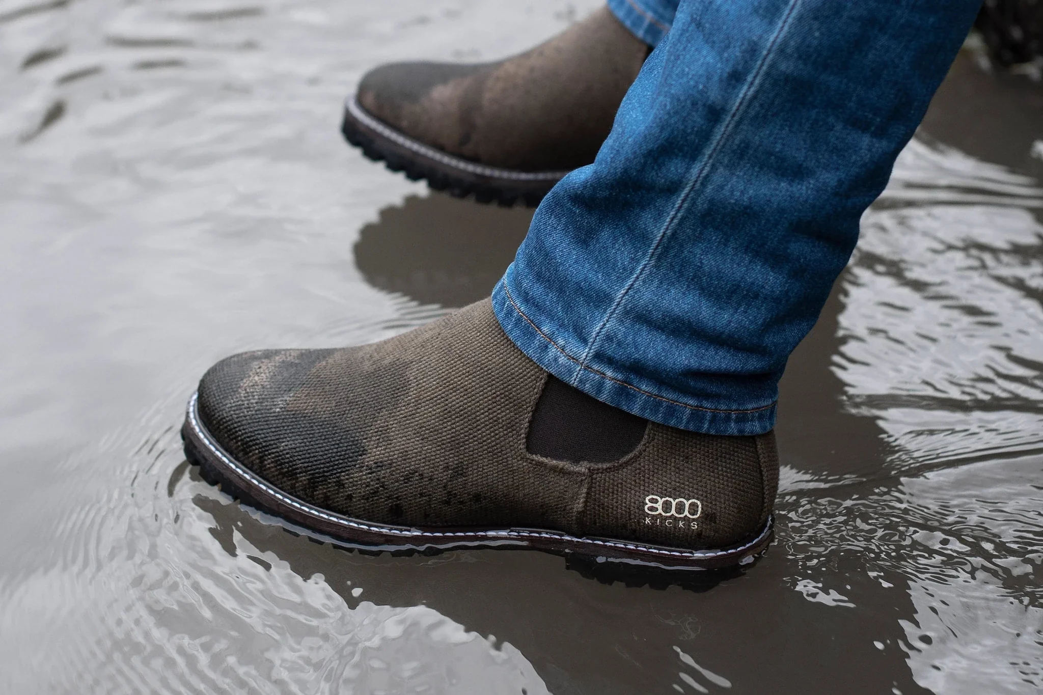 The Crossover Hemp Chelsea for Men in Dark Brown - Image 7