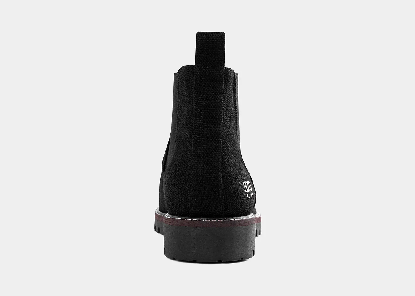 The Crossover Hemp Chelsea for Women in Black - Image 4