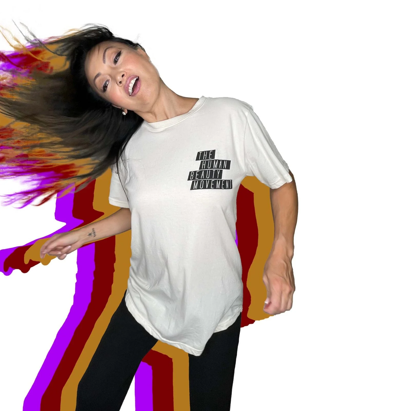 The HBM Logo Tee, Unbleached White - Image 2