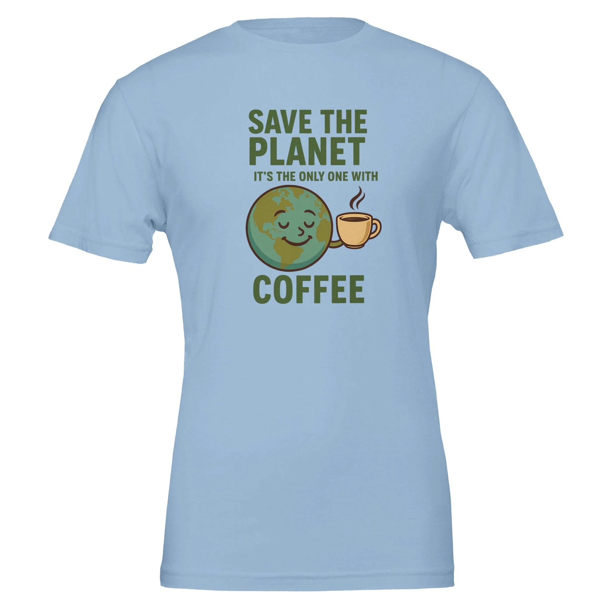 The Only Planet With Coffee, Funny Tshirt - Image 4