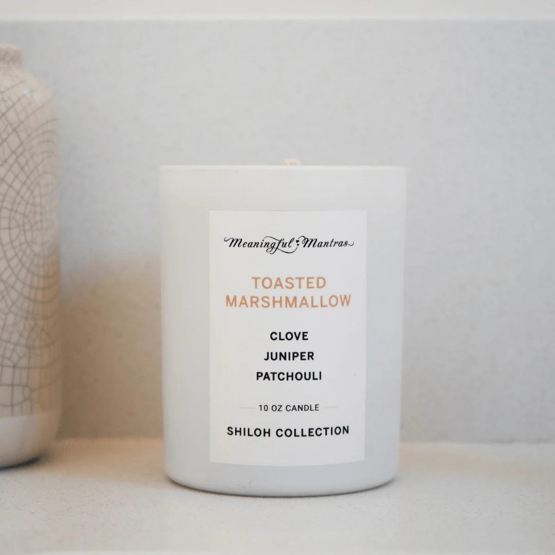 Toasted Marshmallow Natural Candle 10oz Shiloh Collection - Image 4
